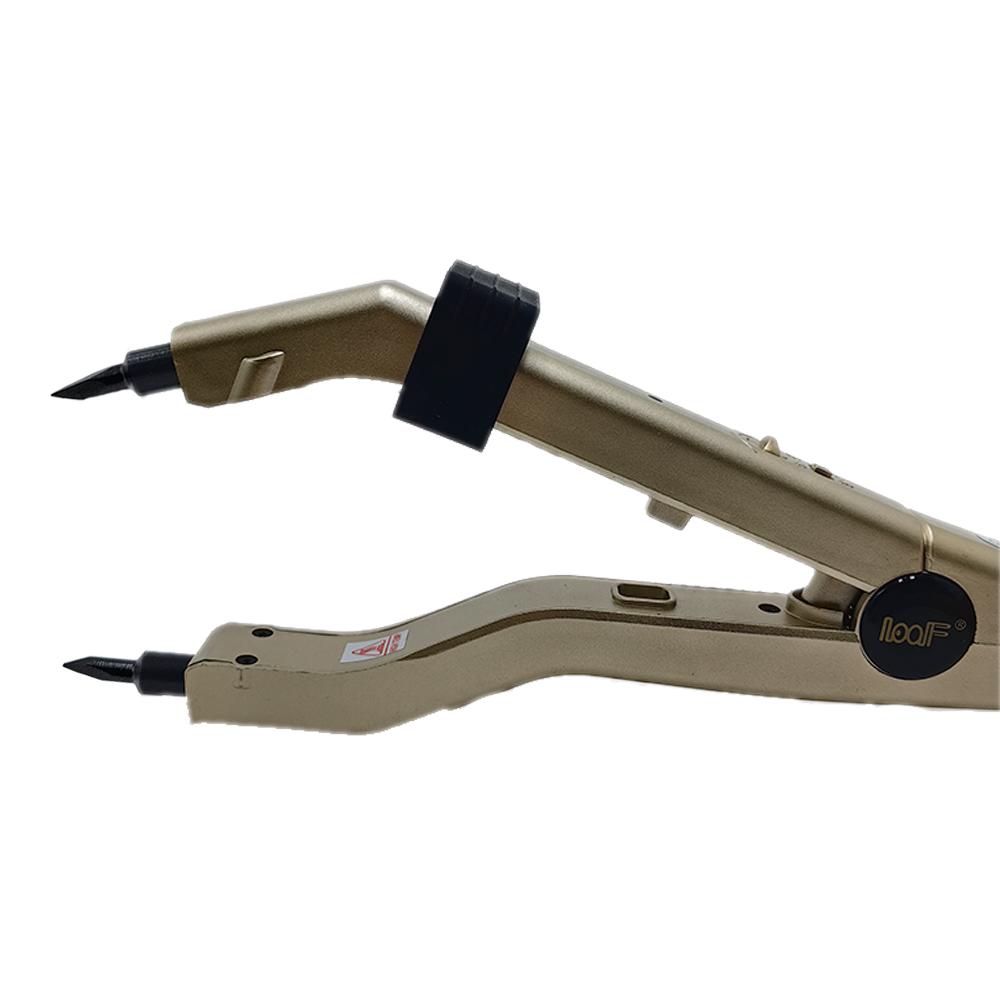 Justerbar temperatur 220℃ Smart Mini Uppvärmning Skarp Spets Keratin Hårförlängningsverktyg Keratin Bonding Fusion