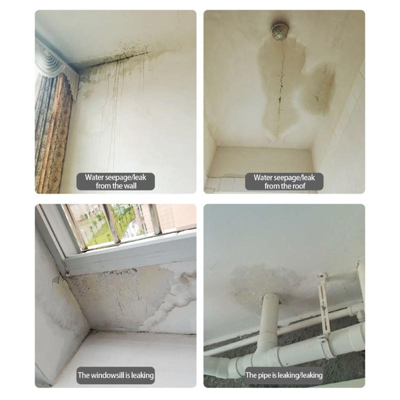 Klarer Leckreparaturkleber Nahtlos Füllender Klebstoff Reparatur Hausdach Badezimmer für Wand und Boden in Feuchtbereichen