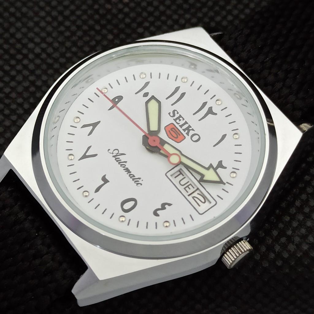 REFURBISHED VINTAGE SEIKO 5 AUTO 6309A JAPAN MENS ARABIC WATCH 533c-a279894-9 SKU533c-a279894