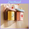 House Shape Magnetic Toothbrush Holder With Storage For Countertop Bathroom Use