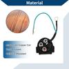 Motoforti Auto Relay for Yamaha 115-200 HP 91-04 Waterproof Car Relay with Harness Sockets for Suzuki 35-150hp 88-01
