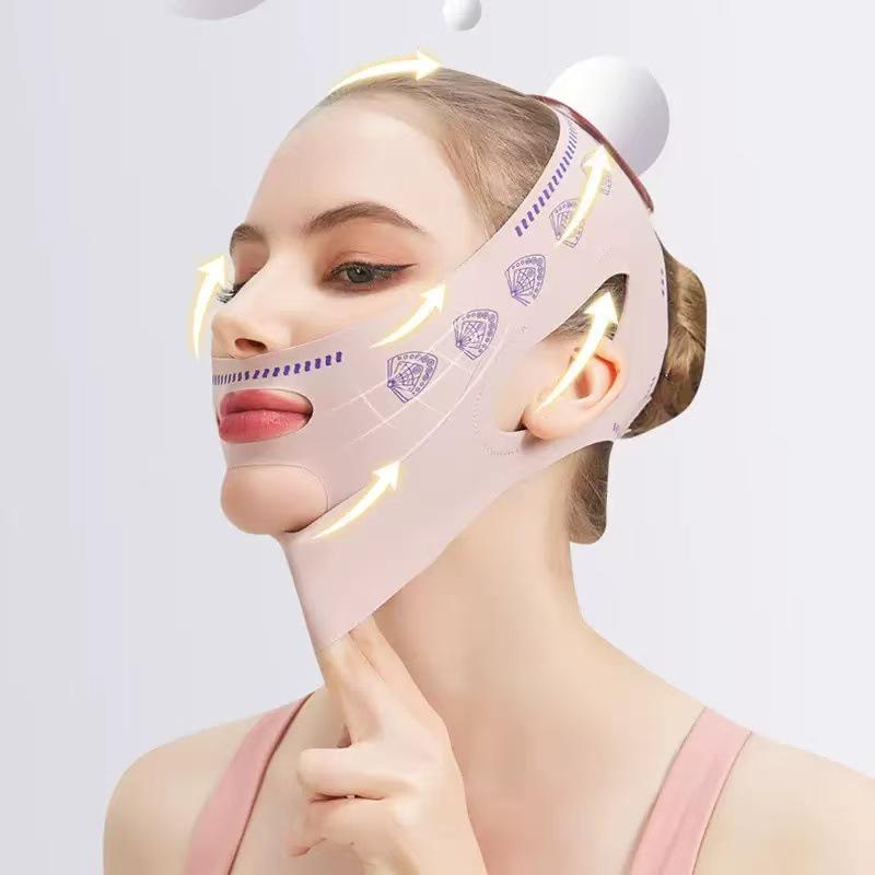 V-Face Lifting Bandage: Firming and Sculpting Sleep Mask for Nasolabial Folds & Double Chin