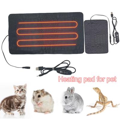 3 getriebe Temperatur Einstellung Rechteck Anti-scratch Klettern Pet Kissen Elektrische Faux Leder Warme
