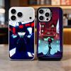 Vox H-Hazbin H-Hotel Colorful Silver Back Phone Case For IPhone 17 16 15 14 13 12 11 Plus Pro Max Plus