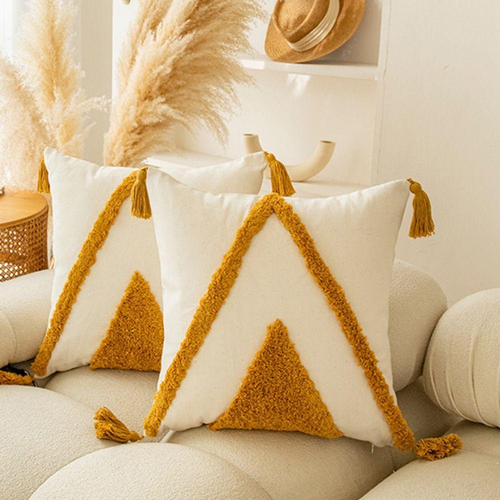 Cotton Throw Pillowcover Bohemia Style Cushion Cover Throw Pillowcase  Living Room/Office