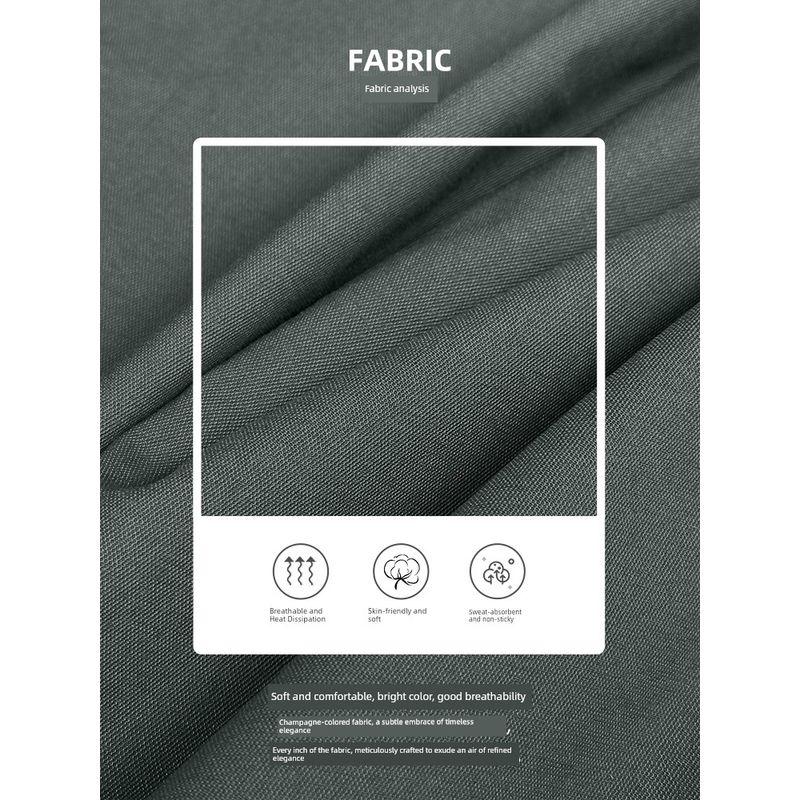 Menseye Men's Casual Pants New Style Durable Comfortable Light Luxury Easy Care Japanese Workwear Nine-Point Pants