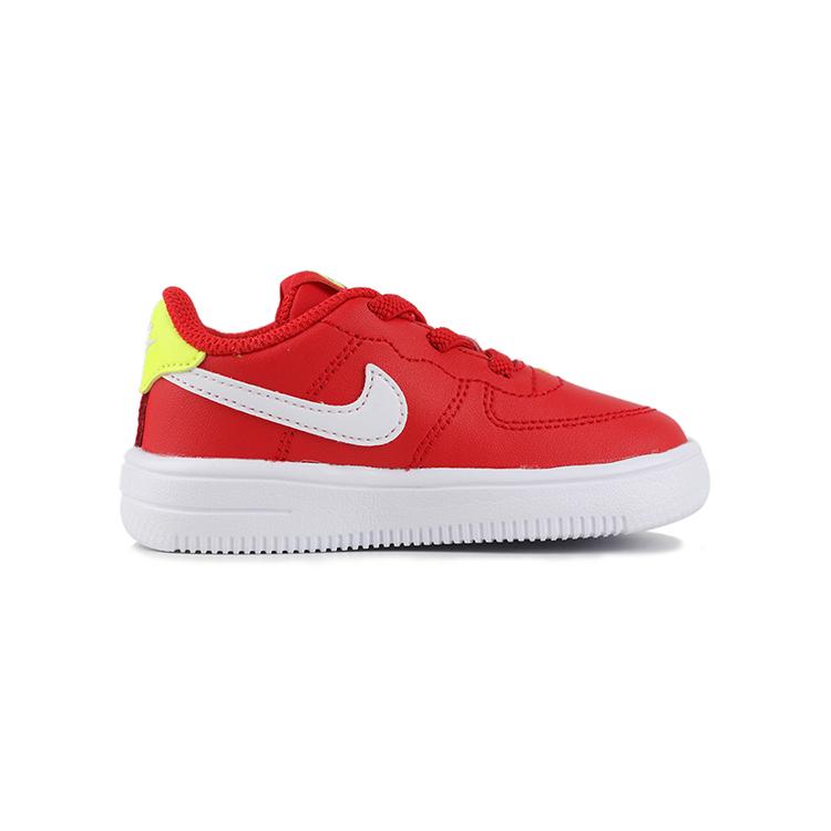 Nike Air Force 1 18 Low top Skateboard Shoes Red Infant And Toddler 905220-607