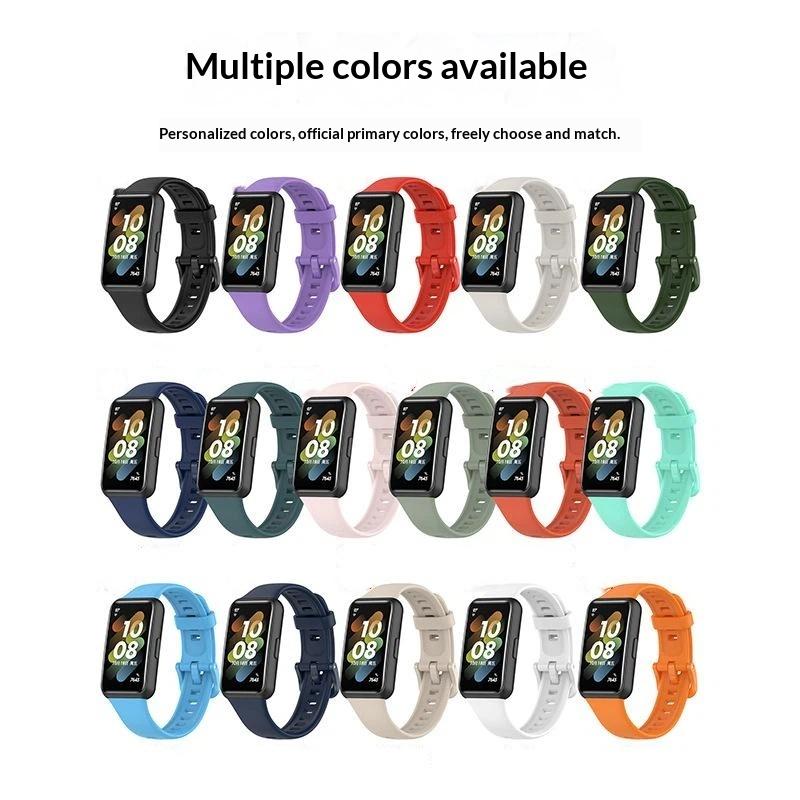 Silicone Replacement Band For Band 7 Soft Breathable Lightweight For Daily Wear Sports Fitness