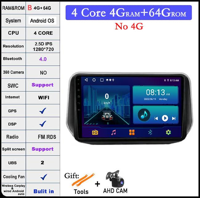 10.1 Lnch For Hyundai Santa Fe IX45 2018 2019 2020 Car Video CarPlay Stereo GPS Navigation Autoradio Multimedia Auto
