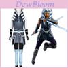 Star Wars Clone Wars Ahsoka Tano Cosplay Costume With Stretch Fabric For Anime Fans