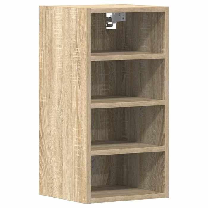 VidaXL Wall-mounted Cabinet "Riga" Sonoma Oak 30 X 29.5 X 60 Cm Engineered Wood 854168