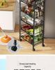 Multi-Layer Kitchen and Bathroom Storage Trolley with Wheels