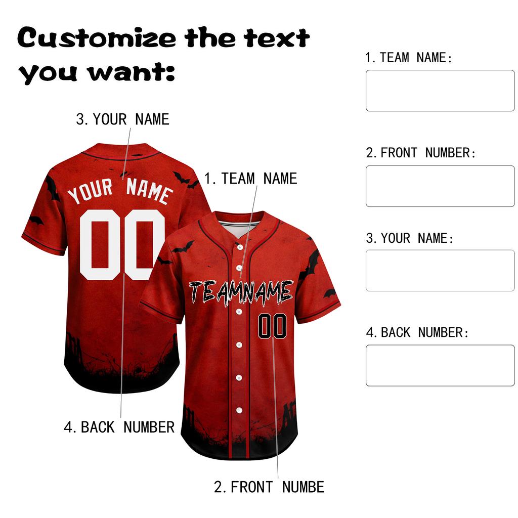 Men's Women's Custom Baseball for Halloween Costume