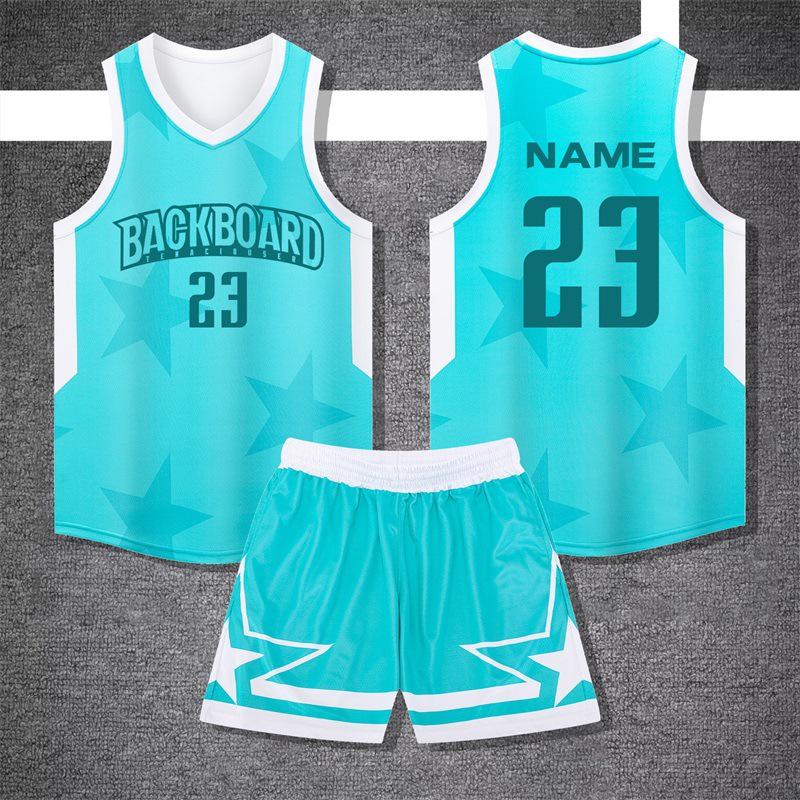 Kids' Basketball Training and Competition Uniform Set