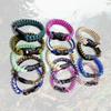 2 Stück Outdoor-Sportarmbänder Paracord-Schnurarmbänder Survival-Handgelenkkette