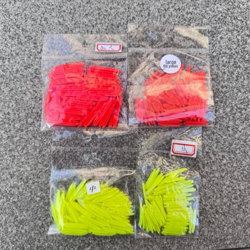 Bright Bean Fiskeredskapsset: Inkluderar flottör, förtjockat huvud och svans, tafskrok och ögonbönor som tillbehör.