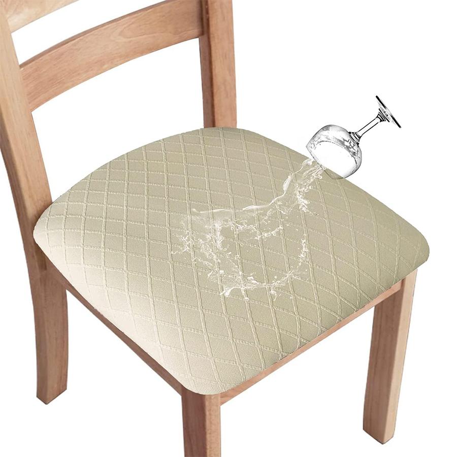 

2 упаковки водонепроницаемых чехлов на сиденья для столовой, чехлы на стулья, чехлы на обеденные стулья, чехлы на кухонные стулья