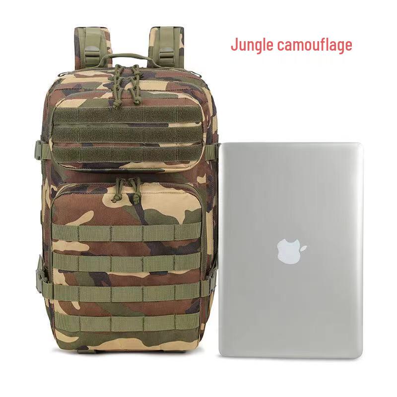 45L Camouflage Tactical Sports & Mountaineering Backpack: Large Capacity 3P Assault Pack