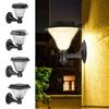 Waterproof LED Solar Wall Lamp LED Lighting Wall Mounted Staircase Light Outdoor Use Solar Powered Garden Landscape Light