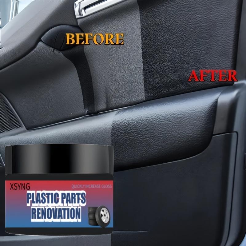 Suitable for various colors of car interiors and tire care, long-lasting care repair wax, plastic parts repair rubber strip repair, and scratch repair