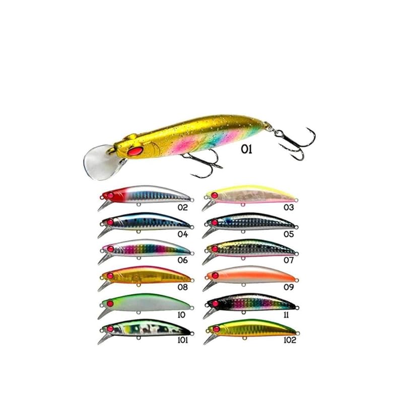 

Apia minnow Bagration 80 13g #03 chart back peach lure