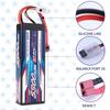 SIGP 2S 7.4V 5300mAh LiPo 100C T-Plug Hard Pack for RC Drones, Helicopters, Trucks, Truggys, FPV Racing, Two Packs