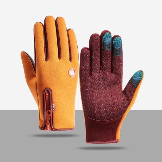 Thermal Touchscreen Gloves Waterproof Winter Cycling Gloves Warm Windproof Gloves with Anti-Slip Palms for Women Men Driving Hiking Skating