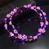 Ten LED Lights Radiant Flower Ring Headwear For Women's Korean Version Vine Head Flower