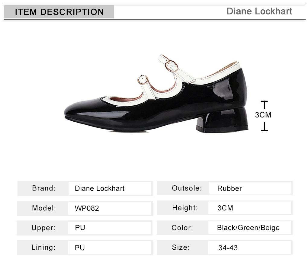 Fashion Fashion Women Mary Jane Flats Ladies Shoes Shallow Mouth Square Toe Solid Color Low Heel Vintage Casual Party Mujer Green Black