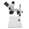 Trinocular Microscope 24MP 1080P 3.5X To 50X Continuous Zoom Stereo Trinocular Microscope with LED Lamp 100‑240V UK Plug