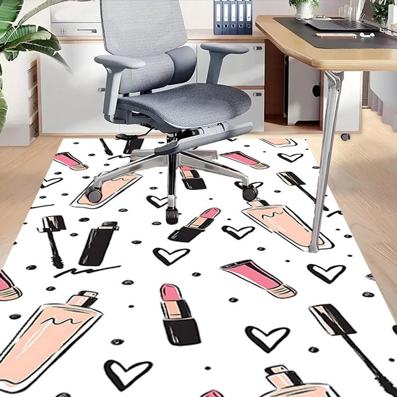 1PC makeup hearts Anti-slip carpet, suitable for Office, bedroomand playrooms. It can also be used as a sofa footrest cover-W68