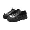 Height-increasing men's shoes big head and thick sole 2025 new British dress trend men's leather shoes 2025 direct sales 9520-R