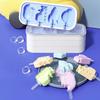2PCS Easy To Demold Dinosaurs Ice Cream Mold Silicone Cheese Lollipops Mold  Refrigerator