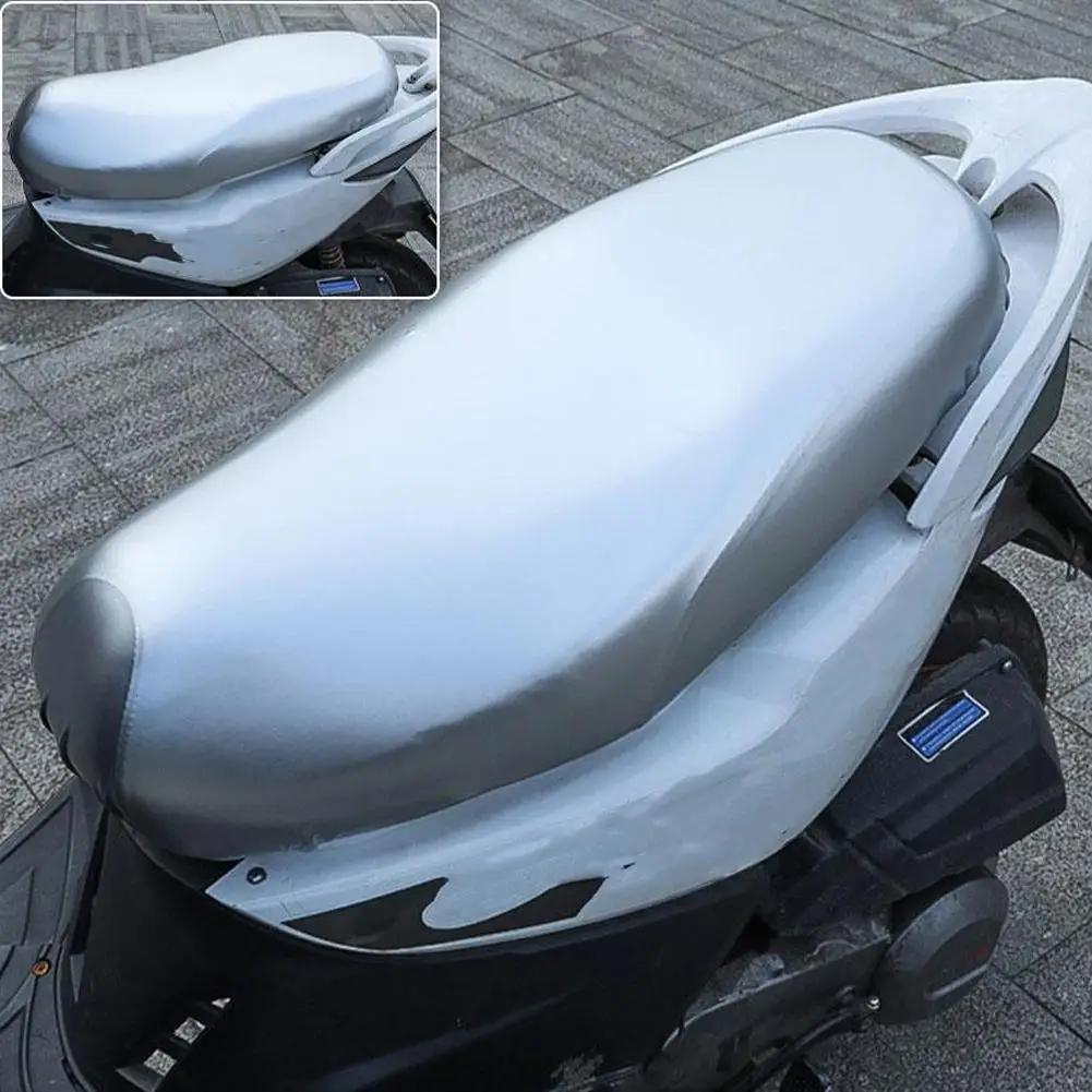 

Waterproof Motorcycle Seat Cover Breathable PU Leather Cushion Cover Weather Protector Sunscreen For Motorcycle Electric Sc X4K7