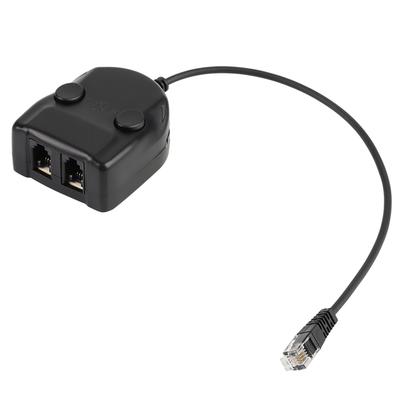 Kristall Headset Telefon Trainingsbox Splitter Adapter Lautstärkeregler Intelligenter Klang Geschlossen