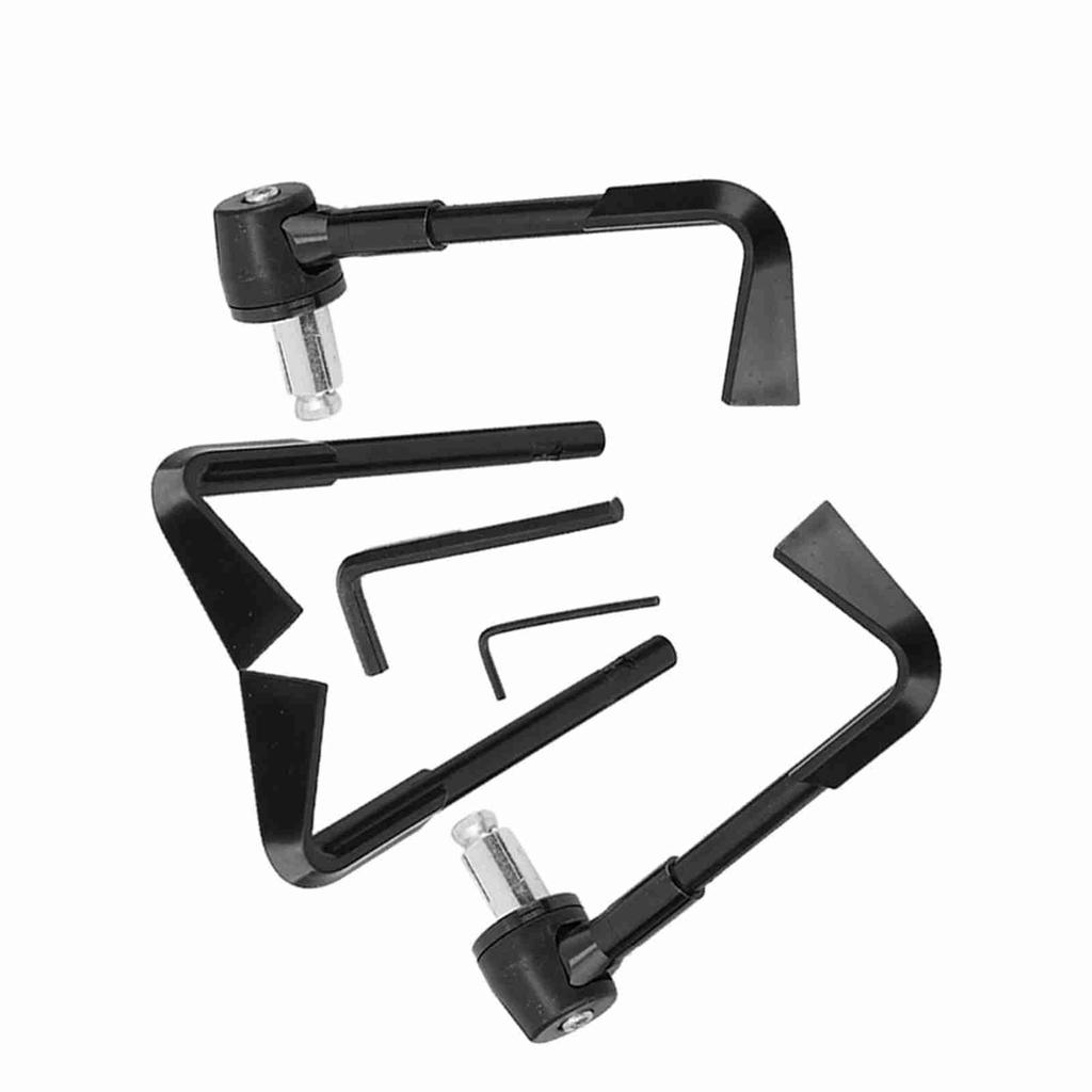 CNC Motorbike Handgrip Guard Brake Levers Protect Guard Motorcycle Protector Handlebar(Black)