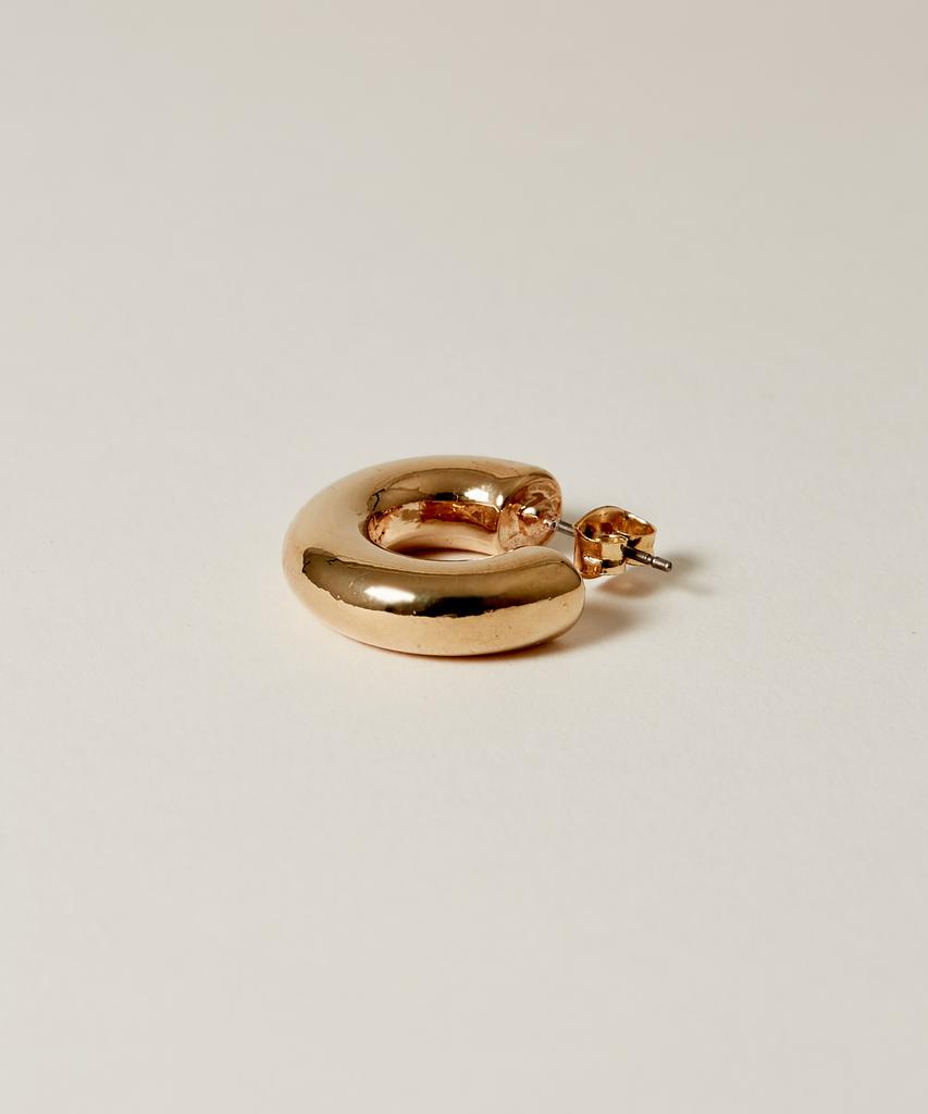 Novice Tokyo Chunky Hoop Pierce / Gold