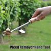 Rust-resistant Weeding Tool Weeder Rake Sharp Tines Grass Rooting Weeding Tool for Yard Lawn Farmhouse Gardening
