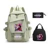 Demon Hunters KPop Demon Hunters Student School Bag Three-piece School Bag Zipper Pencil Case