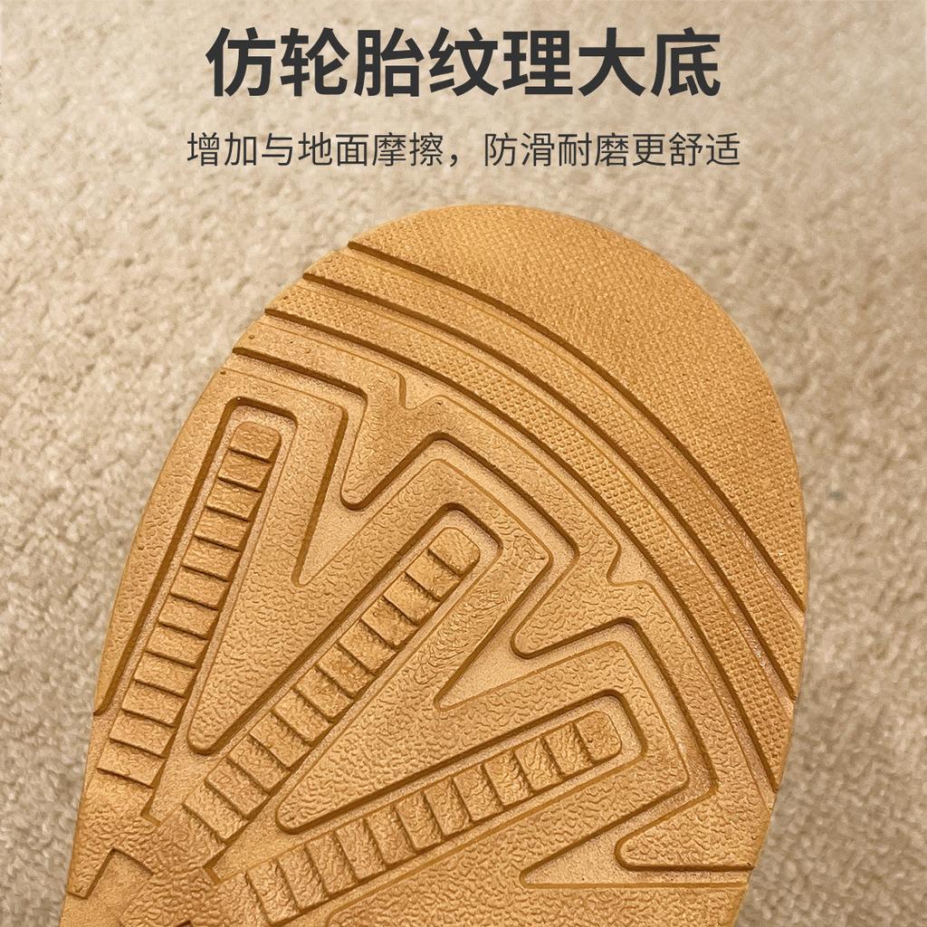 thick-soled velvet snow boots thick-soled winter new fur integrated short boots non-slip