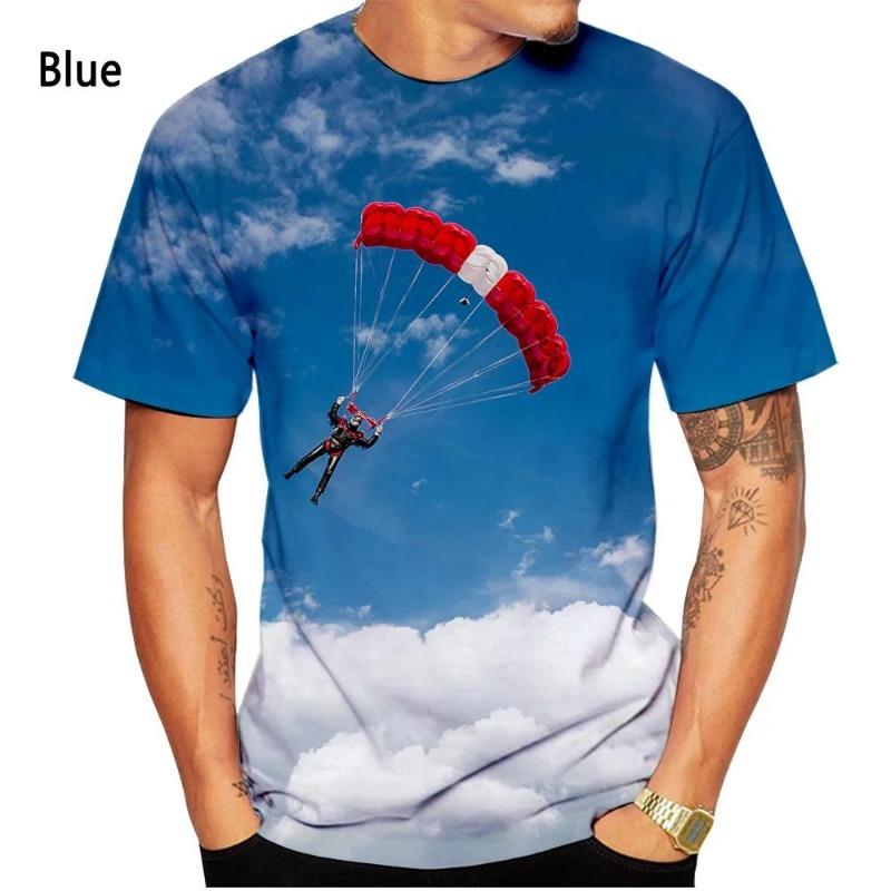 Cool Rabbit Bear Pattern T Shirt For Men Fun Monkey Cat 3D Printed Short Sleeve Tops Summer Casual Round Neck Loose Tee Shirts