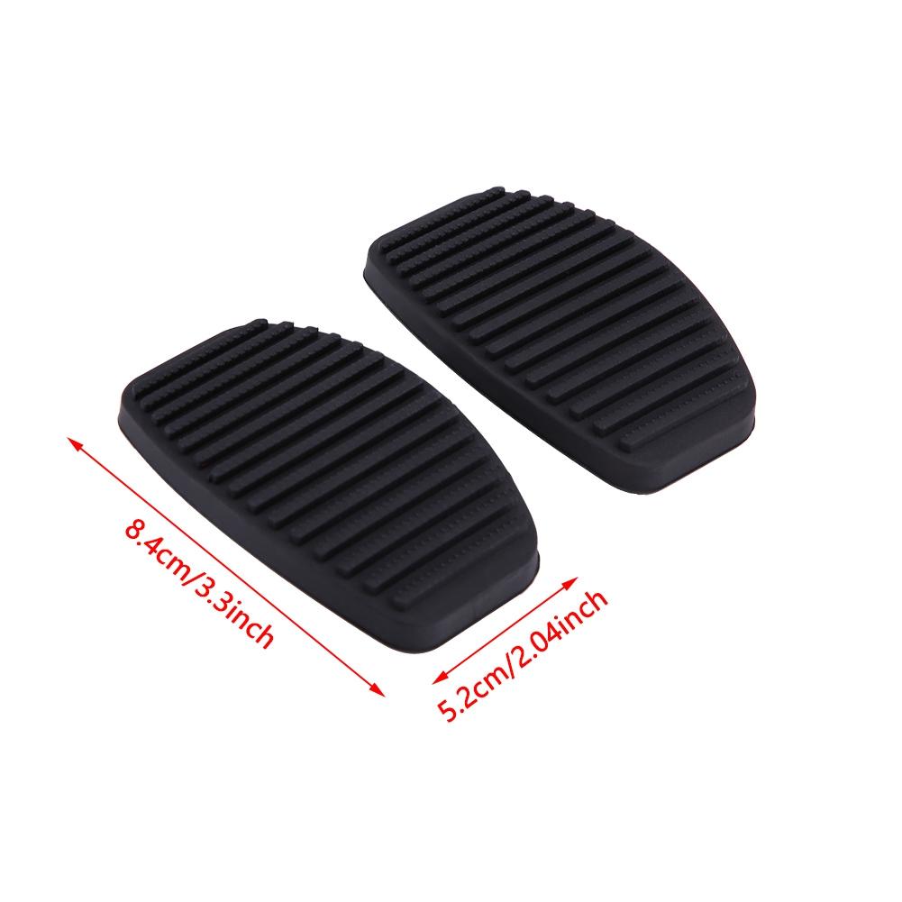 1 Pair of Auto Brake Clutch Pedal Rubber Pad for Fiat Doblo Albea Punto Palio Fiorino 7568442