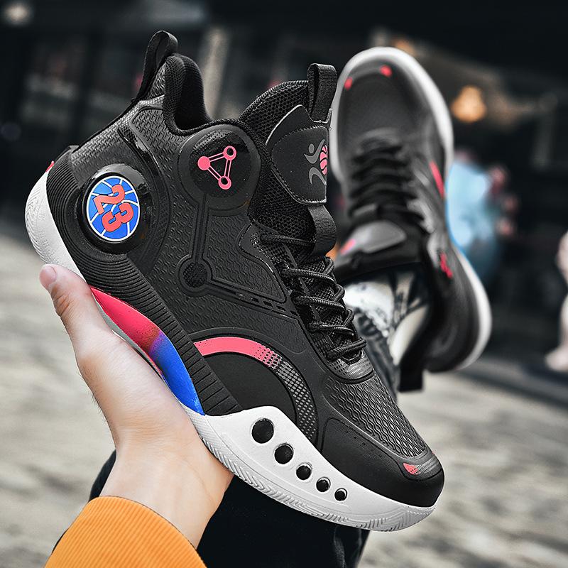 High-top basketball shoes for men and women, autumn and winter students, youth games, sports shoes, professional actual combat shoes