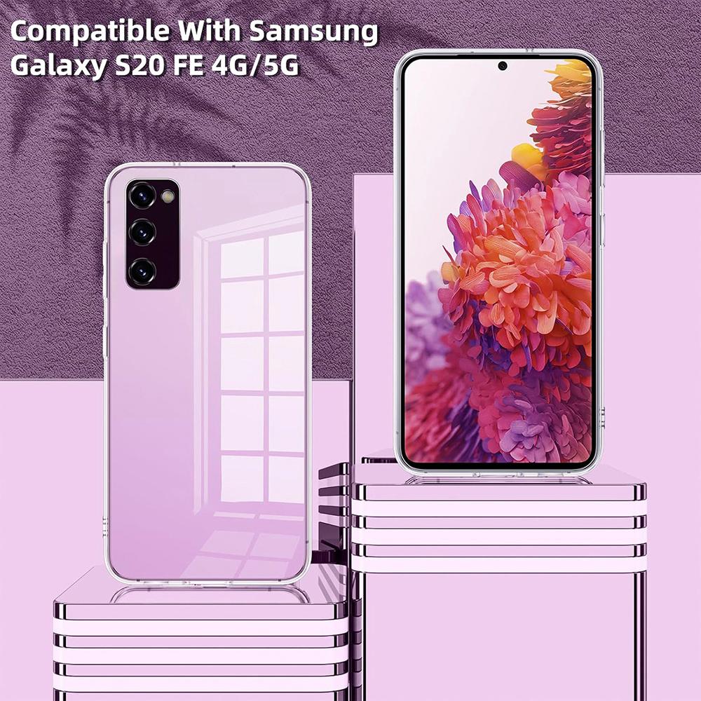 Ultra Thin Silicone Soft Case For Samsung Galaxy S20 FE Ultra Plus S20FE + Camera Protection Clear Back Cover Shockproof Shell