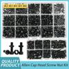 Din912 Allen Bolt Hex Socket Round Cap Head Screw Nut Kit M2 M3 M4 M5 M6 12.9 Grade Black Hex Hexagon Bolt Nut Assortment Set