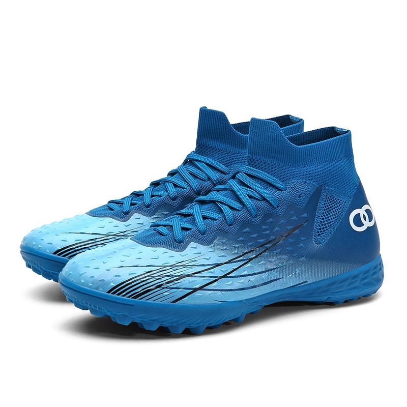 New Men's High Top Soccer Shoes High Quality Professional Training Football Boots Outdoor Grass Durable Soccer Shoes Sneakers