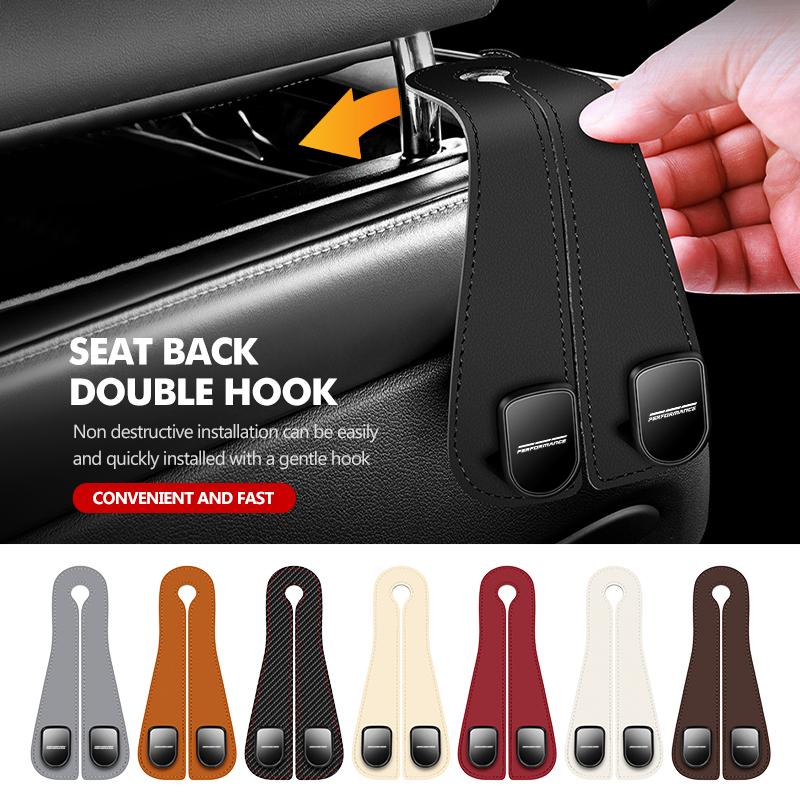 Car Seat Hook Headrest Hanger Two Head Seat Back Organizer Hook For BMW E91 E92 E93 E60 F10 F30 E39 E36 E87 X3 X5 E70 E46 E90