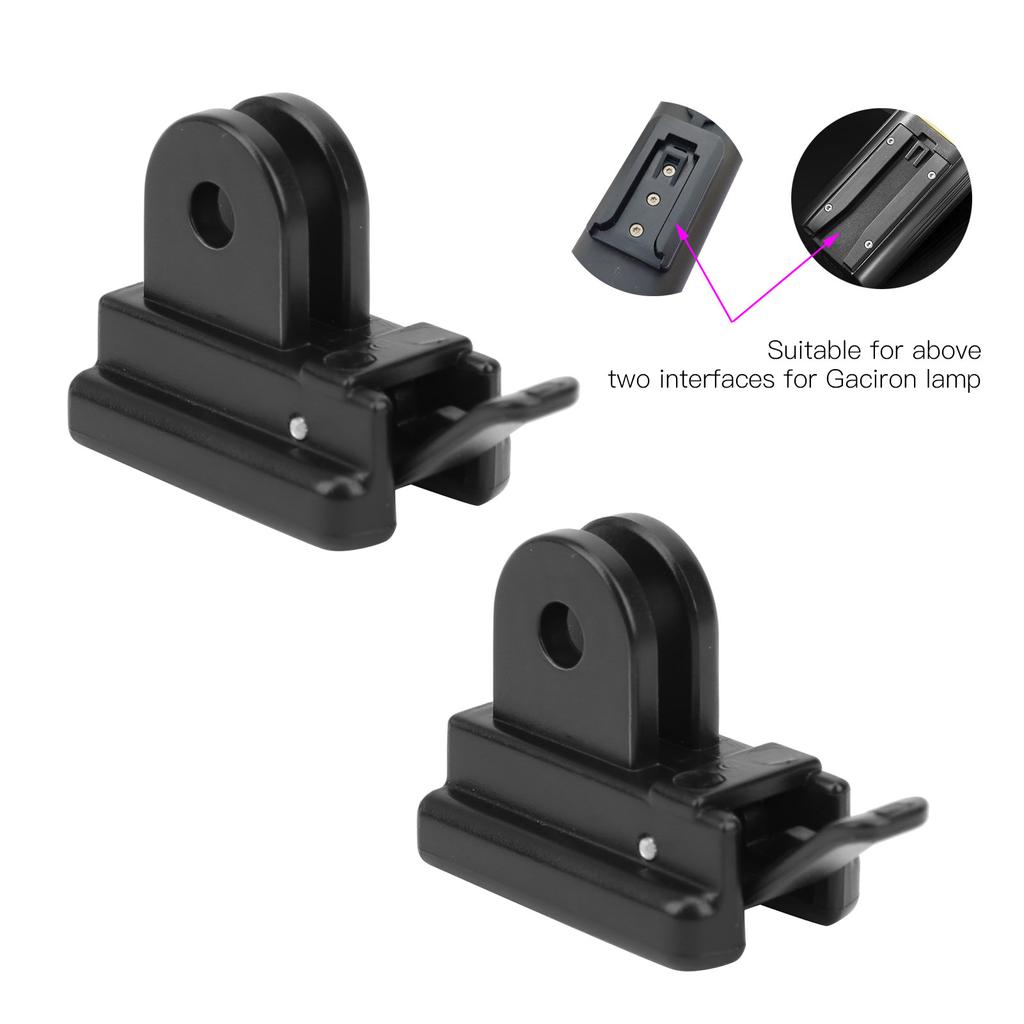 2pcs Bike Light Holder Adapter Bicycle Flashlight Mount Cycling Front Lamp Bracket for Gaciron