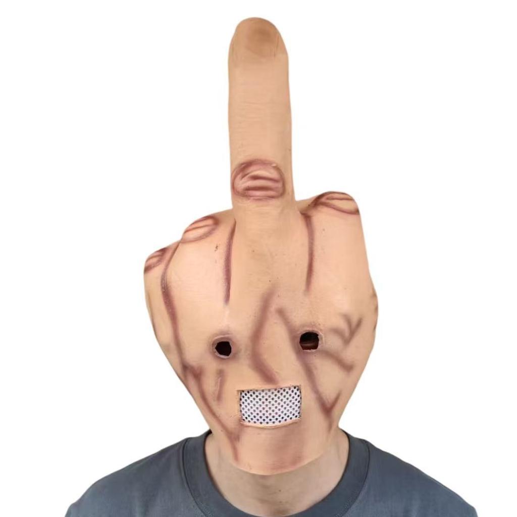 Hot-selling latex masks: smiling exorcist, crying baby, and devil masks – a popular item