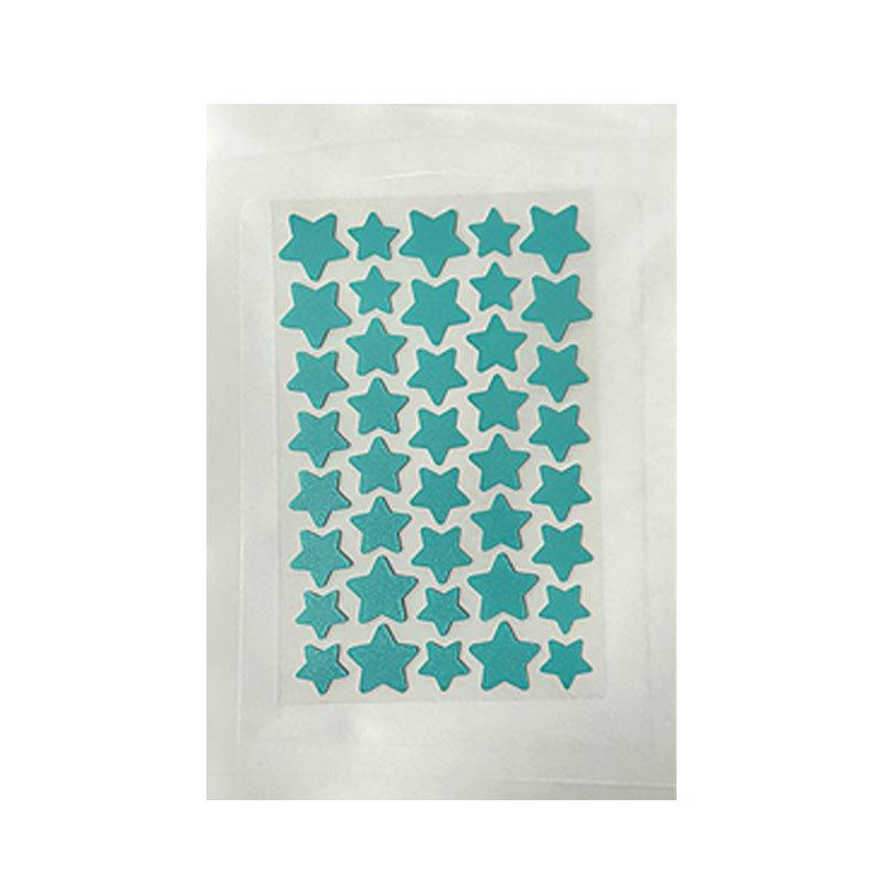 Colored Star Hydrogel Pimple Patch - Absorbs Pus and Clears Spot